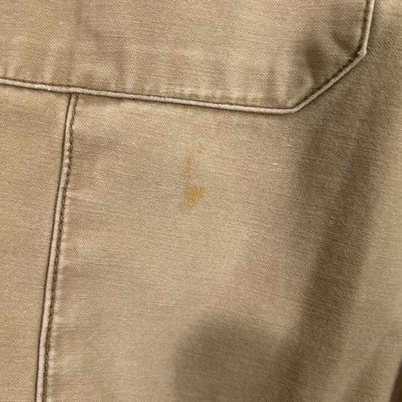 American Eagle Combat Trouser Distressed Tan Cargo Shorts Size 36 - Picture 7 of 10